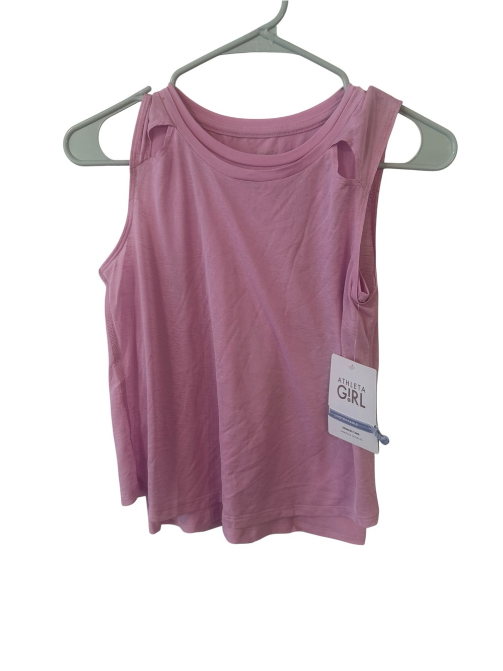 Athleta girl Pink Sleeveless Tank Top NWT size 12
